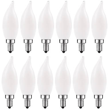 Frosted led chandelier bulbs sales